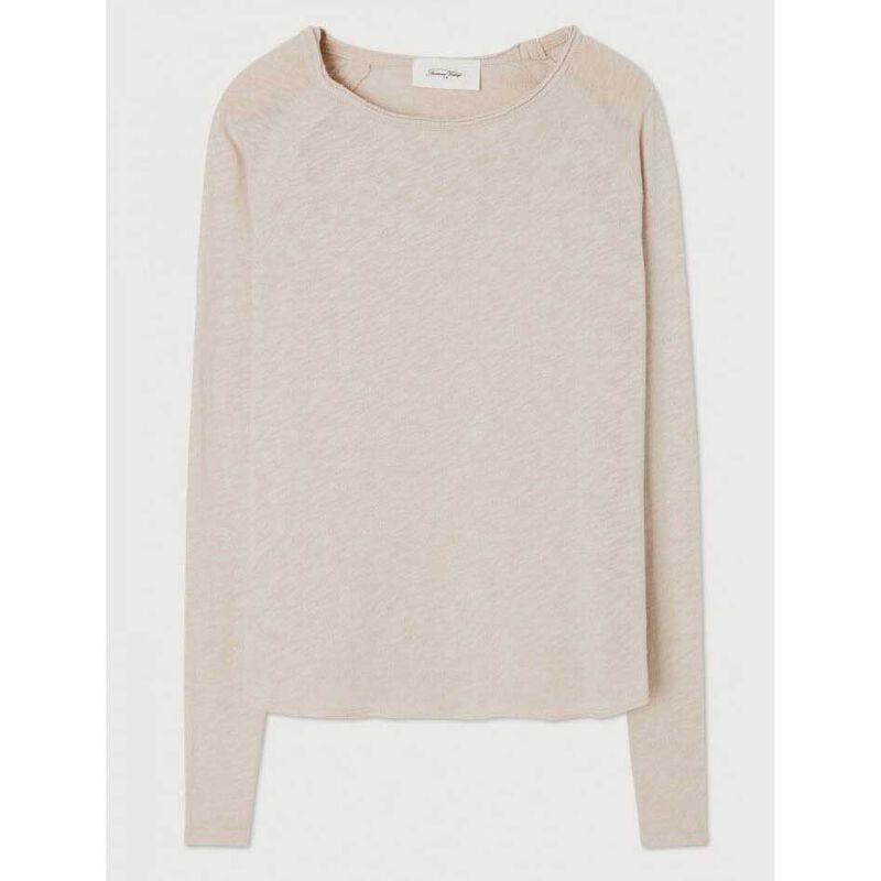 American Vintage Boat Neck Long Sleeve T-Shirt image number 1